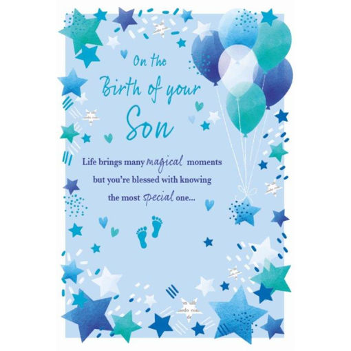 Picture of ON THE BIRTH OF YOUR SON CARD